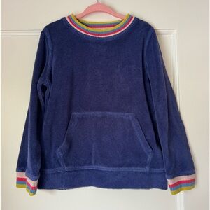 🌈 Mini Boden Terry Cloth Sweatshirt 4-5Y